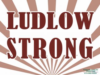 Ludlow Strong Lawn Sign