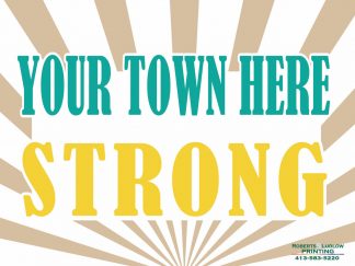 Your Town Lawn Sign